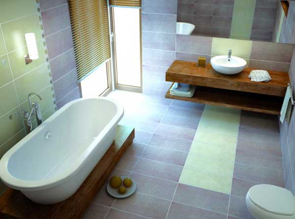 Дизайн плитки в ванной — советы дизайнеров - фото