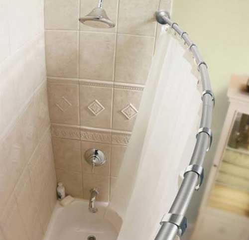 Карниз для ванны угловой г-образный  особенности выбора и установки с фото