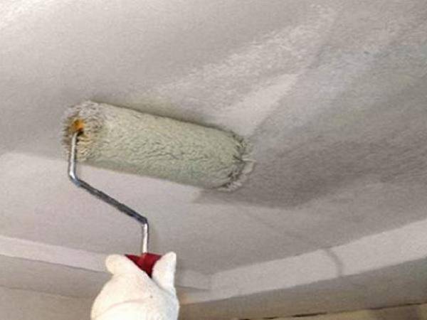 Как и чем грунтовать потолок перед покраской? с фото