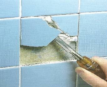 Как лучше всего снять плитку со стены: способы демонтажа и инструменты с фото