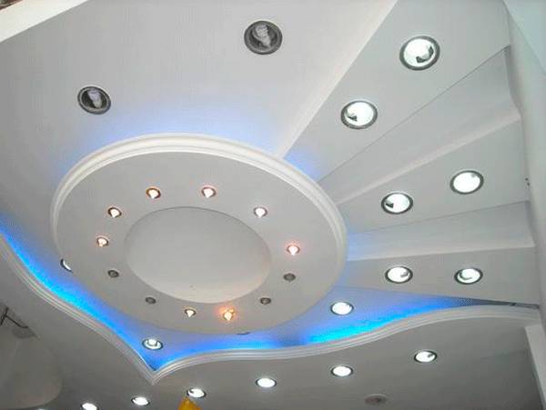 Точечные светильники для подвесных потолков с фото
