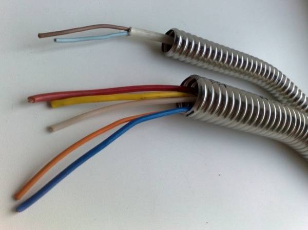 Виды и особенности применения металлорукава для кабеля с фото