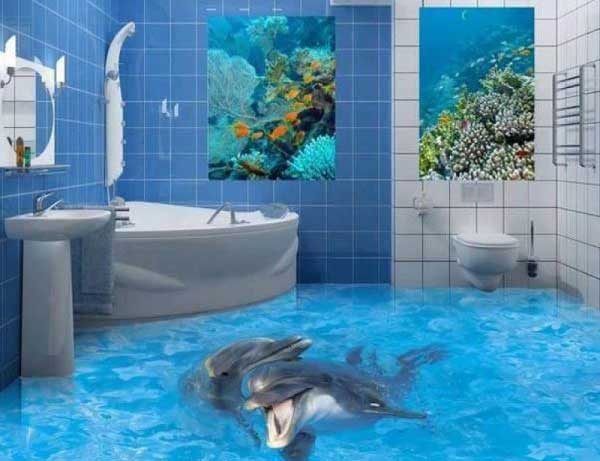3d плитка для ванной комнаты — виды, плюсы и минуса с фото