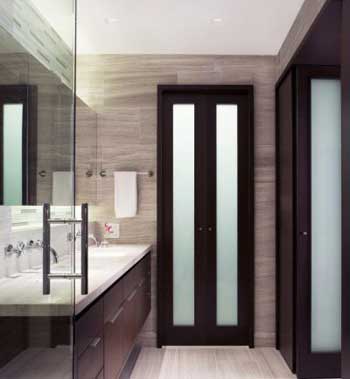 Размеры двери в ванную комнату — стандартные показатели с фото
