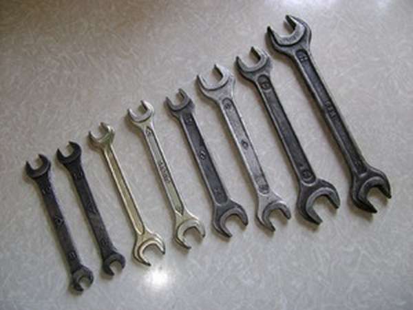 Размеры гаечных ключей и их описание с фото