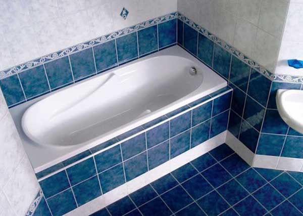 Установка ванны после укладки плитки  особенности технологии с фото