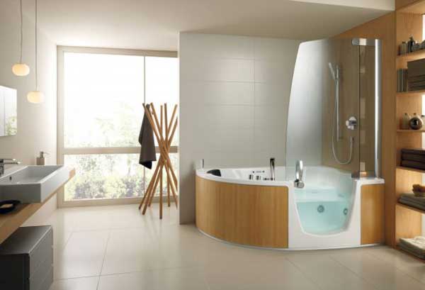 Разновидности и преимущества совмещенной ванны с душевой кабиной с фото